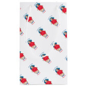 Chuckyドナルド・トランプの人形 スモールペーパーバッグ (裏面)