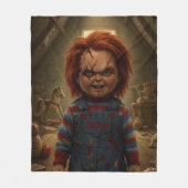 chucky フリースブランケット (正面)