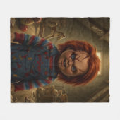 chucky フリースブランケット (正面(横))