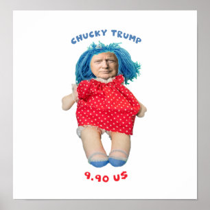 Chucky Donald Trump Doll ポスター
