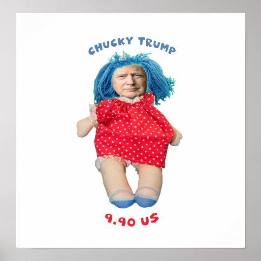 Chucky Donald Trump Doll ポスター (正面)