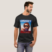 Chucky Sunglasses Creepy Directors Chair Tシャツ (正面フル)