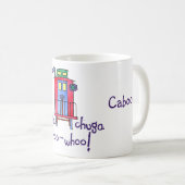 Chuga Chugaの車掌車 コーヒーマグカップ (正面右)