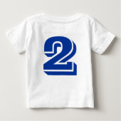 Chuga Chuga 2 2! ベビーTシャツ (裏面)