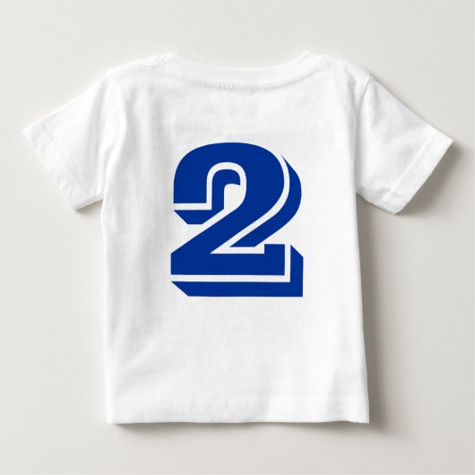 Chuga Chuga 2 2! ベビーTシャツ (裏面)