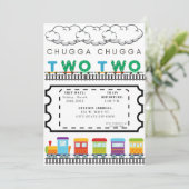 Chugga Chugga Cho Cho Birthday Invitation 招待状 (スタンド正面)