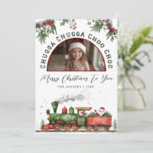 Chugga Chugga Choo Chooクリスマストレイン写真 シーズンカード (スタンド正面)