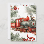 Chugga Chugga Choo Chooクリスマストレイン写真 シーズンカード (裏面)