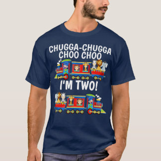 Chugga Chugga Choo Choo I'm 2 Trains誕生日 Tシャツ