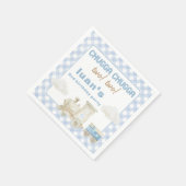 Chugga Chugga Train Birthday  スタンダードカクテルナプキン (角)