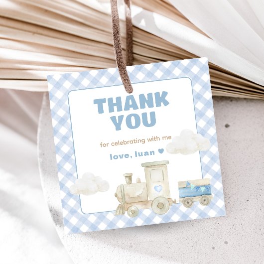 Chugga Chugga Train Birthday  フェイバータグ