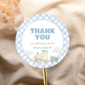 Chugga Chugga Train Birthday ラウンドシール