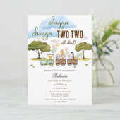 Chugga Chugga Two Two Animals Train 2nd Birthday  招待状 (スタンド正面)