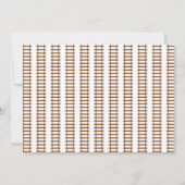 Chugga Two Train第2誕生日写真 招待状 (裏面)