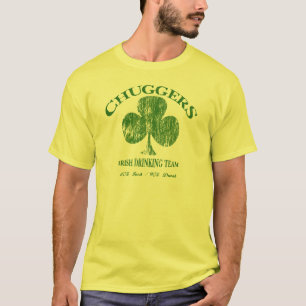 Chuggersのアイルランドの飲むチームおもしろTシャツ2 Tシャツ