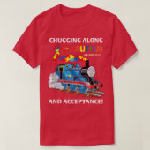Chugging Along Autism Awareness And Acceptance Aut Tシャツ (デザイン正面)
