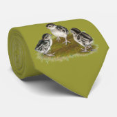 Chukarのヤマウズラのひよこ ネクタイ (ロール)