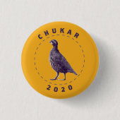 CHUKAR 2020ボタン 缶バッジ (正面)