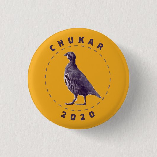 CHUKAR 2020ボタン 缶バッジ (正面)