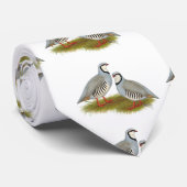 Chukar Partridge Pair ネクタイ (ロール)
