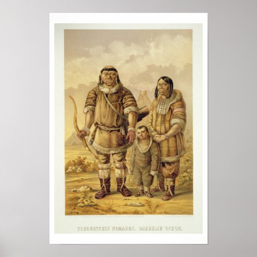Chukchi Nomads、WinckelmannとSonsによる彫刻( ポスター (正面)