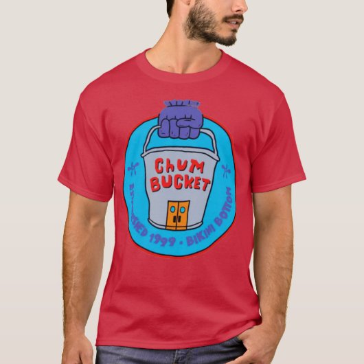 Chum Bucket - Bikini Bottom Tシャツ (正面)