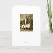 Chummy Young Nハンサムなクリケットチームプレーヤー1890' カード (裏面)