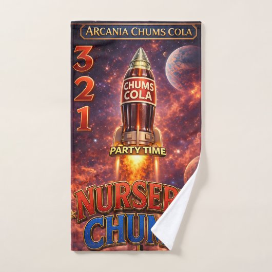 Chums コーラロケット/バスルーム発射 バスタオルセット (ハンドタオル)