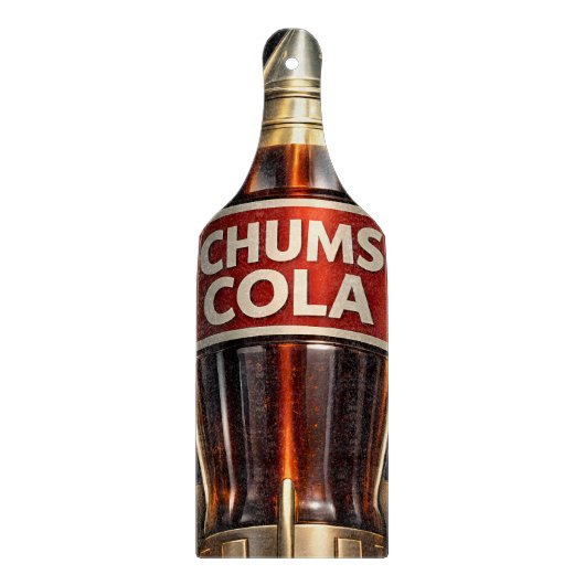 Chums コーラ ガラス製まな板/キッチン雑貨 カッティングボード (正面)