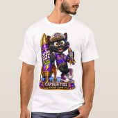 chums Cola Captain fizz T-shirt/arcania cat T-shir Tシャツ (正面)