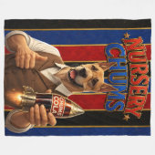 Chums cola large fleece blanket/children nursery フリースブランケット (正面(横))