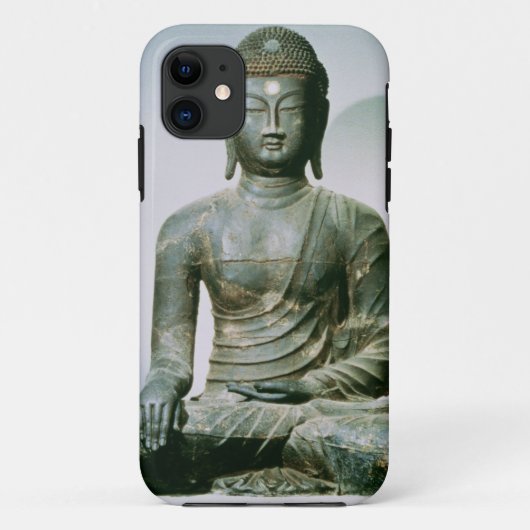 Ch'ungung NI (鉄)からの着席させたSakyamuni仏 Case-Mate iPhoneケース (裏面)