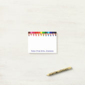Chunky Colored Pencils Post-it Notes ポストイット (デスク上)