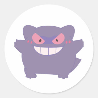 Chunky Gengar ラウンドシール