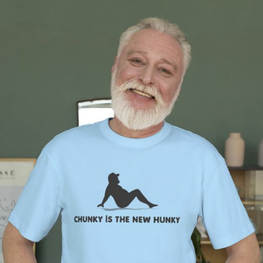 Chunky Hunky Tee:体ポジティビティ衣服 スウェットシャツ