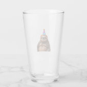 Chunky Sloth birthday party hat gift funny meme pr タンブラーグラス (裏面)