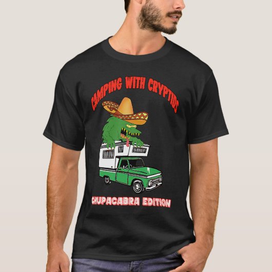 Chupacabra Camper Cryptid Truck Camper RV Off Road Tシャツ (正面)
