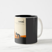 Chupacabra Cryptid Cryptozologyポスター ツートーンマグカップ (正面右)