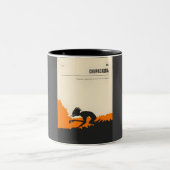 Chupacabra Cryptid Cryptozologyポスター ツートーンマグカップ (中央)