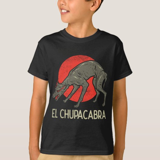 Chupacabra, Cryptid, Cryptozology, おもしろい Chupacab Tシャツ (正面)