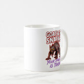 Chupacabra Goats Are Snacks Funny Cryptid Humor コーヒーマグカップ (正面右)