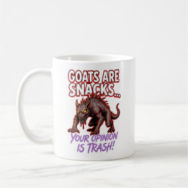 Chupacabra Goats Are Snacks Funny Cryptid Humor コーヒーマグカップ
