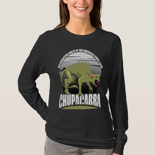 Chupacabra Intimidating Goats In The Americas Sinc Tシャツ (正面)