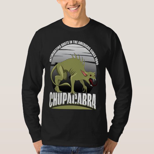 Chupacabra Intimidating Goats In The Americas Sinc Tシャツ (正面)
