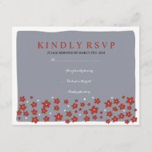 CHUPPAHのユダヤ人結婚式の応答カードの下