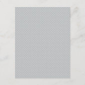 Chuppahユダヤ人ウェディングレセプションカードの下で エンクロージャーカード (裏面)