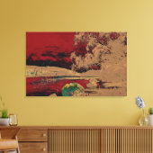 Churberg, Fanny – 海岸の風景（修正） キャンバスプリント (インサイチュ (リビング))