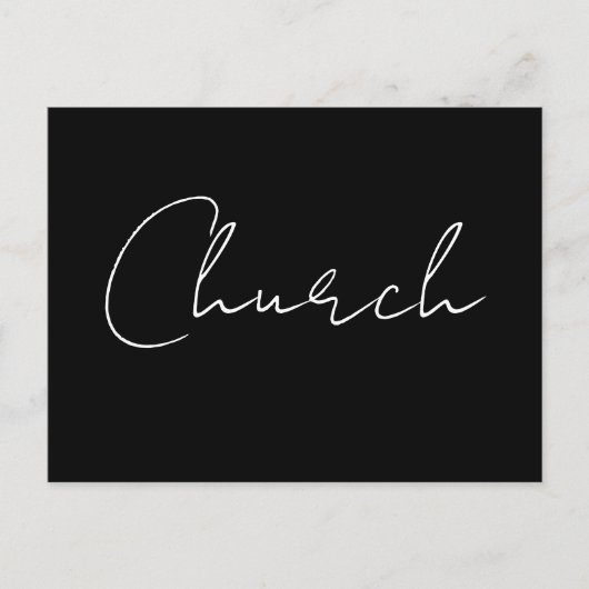Church シーズンポストカード (正面)
