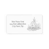 Church Address Label ラベル (正面)