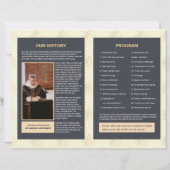 Church Anniversary Brochure Template (裏面)